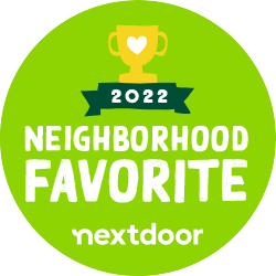 We are a NextDoor Neighborhood Favorite